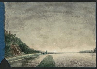 Berglandschap aan een meer door Jan Veth