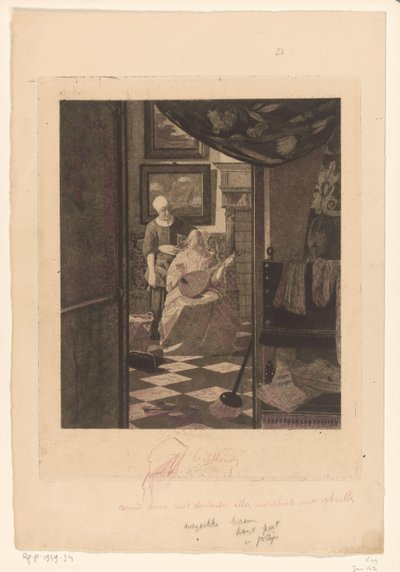 De liefdesbrief door Jan Veth