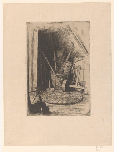 In het berghok door Jan Veth