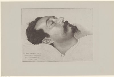 Nicolaas de Roever op zijn doodsbed door Jan Veth
