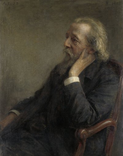 Portret van Ds Petrus Hermannus Hugenholtz (1834-1911), oprichter van de Vrije Gemeente door Jan Veth