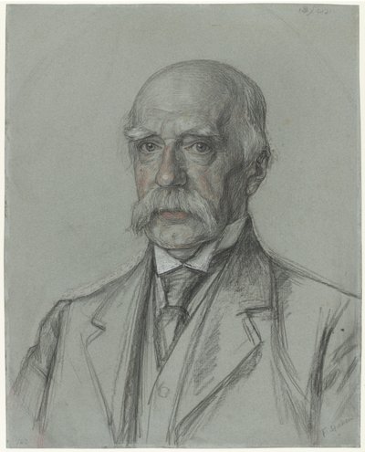 Portret van F.J. Spakler door Jan Veth