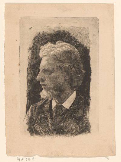 Portret van Jacques Perk door Jan Veth