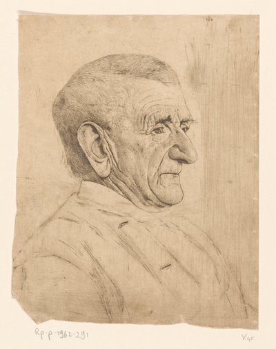 Portret van Jan Schaap door Jan Veth