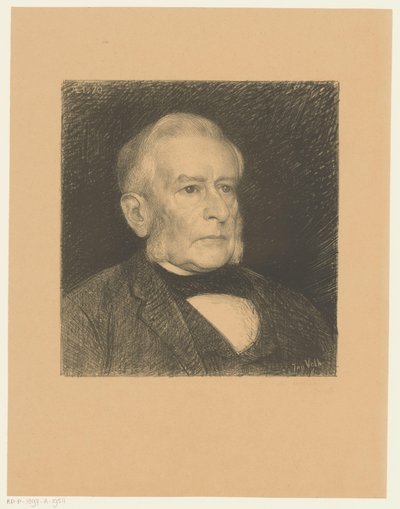 Portret van Matthijs de Vries door Jan Veth