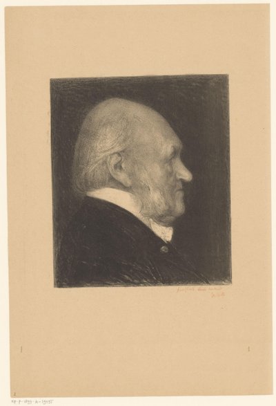 Portret van Nicolaas Beets door Jan Veth
