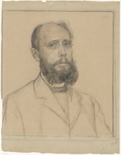 Portret van Samuel Muller door Jan Veth