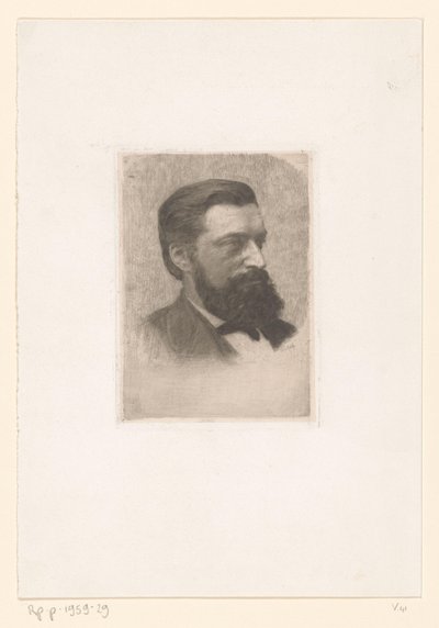 Portret van Thomas Theodorus Hendrikus Jorissen door Jan Veth