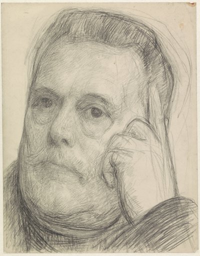 Portret van een heer door Jan Veth