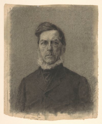 Portret van een heer met ringbaard door Jan Veth