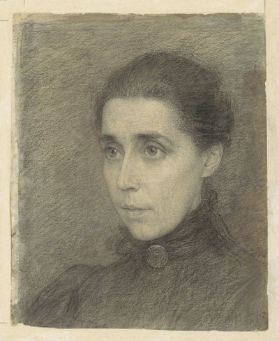 Portret van mevrouw M. Bruyel-De Favauge door Jan Veth