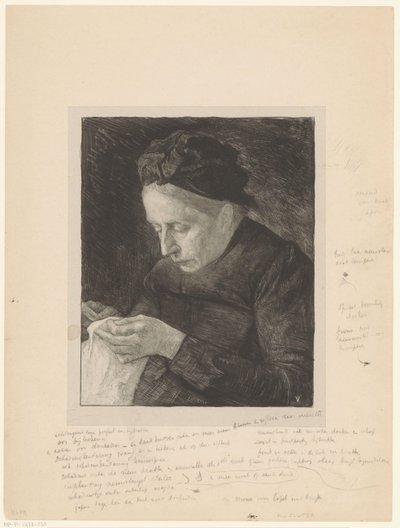 Portret van mevrouw Sluiter-Metelerkamp door Jan Veth