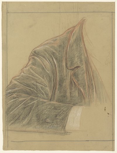 Studie van de jas en arm van Geheimrat M. Kempner door Jan Veth