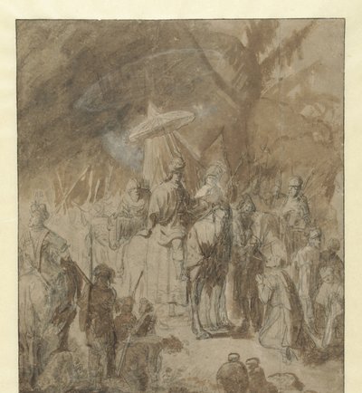 Offer van Abigail door Jan Victors (attributed to)