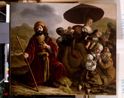 Jacob zoekt de vergeving van Esau door Jan Victors