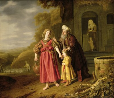 De Verdrijving van Hagar en Ismaël, ca. 1644 door Jan Victors
