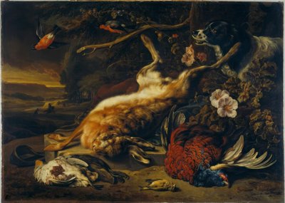 Jachtstilleven door Jan Baptist Weenix