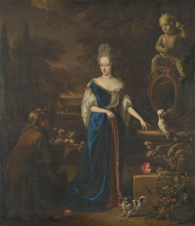Portret van Maria Cornelisz, vrouw van Silvester van Tongeren door Jan Baptist Weenix