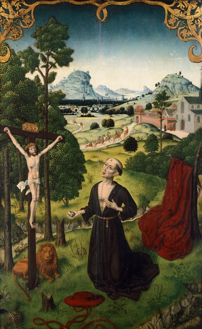 St. Hiëronymus, door Jan de Cock (actief voor ca 1505-1527) door Jan Wellens de Cock