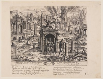 Ruyne, uit Theatrum Vitae Humanae (De tijdperken van de mens) door Jan Wierix