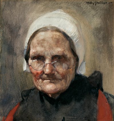 Katwijkse visvrouw door Jan Willem Sluiter