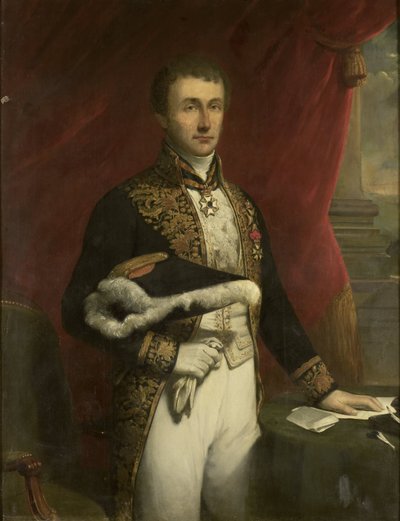 Pieter Merkus (1787-1844). Gouverneur-generaal (1841-44) door Jan Willem Pieneman (copy after)