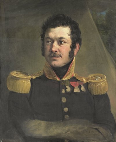 Portret van luitenant-generaal Frederik Knotzer door Jan Willem Pieneman