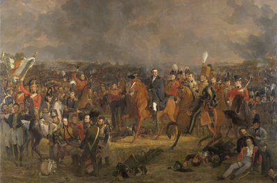 De Slag bij Waterloo door Jan Willem Pieneman