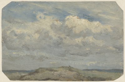 Duin met op de achtergrond de zee door Jan Willem van Borselen
