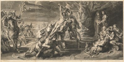 De kruisverheffing door Jan Witdoeck after Sir Peter Paul Rubens