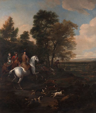 Hazenjacht door Jan Wyck