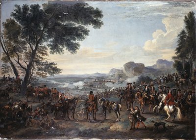 Koning Willem III en zijn leger bij het Beleg van Namen door Jan Wyck