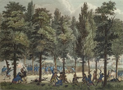 De Marseillais op de Champs-Elysees, 30 juni 1792, gegraveerd door Reinier Vinkeles en Daniel Vrydag door Jan after Bulthuis