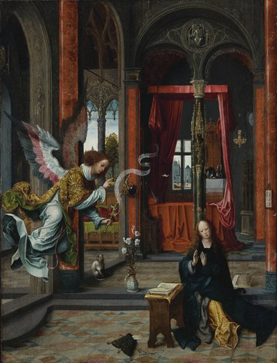 Annunciatie door Jan de Beer