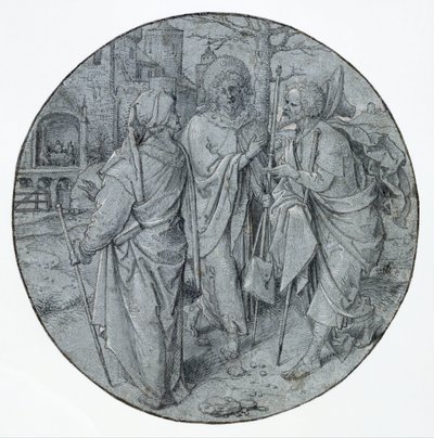 Christus te Emmaüs door Jan de Beer