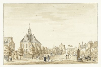 Markt te Emmerik door Jan de Beijer