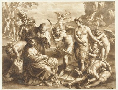Allegorie op de macht van Venus door Jan de Bisschop
