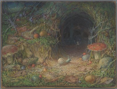 Onder de oude boom door Jan de Boer (signed by artist)