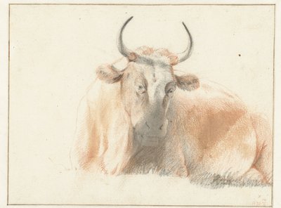 Liggende koe door Jan de Bray (possibly)
