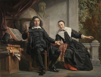 Abraham Casteleyn en zijn Vrouw, Margarieta van Bancken door Jan de Bray