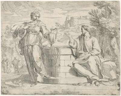 Christus en de Samaritaanse vrouw door Jan de Pape (rejected attribution)