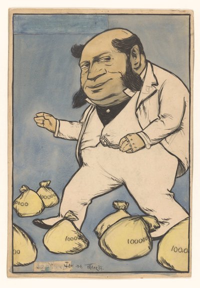 Kapitalist door Jan de Waardt (signed by artist)