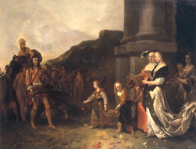 De Triomf van David door Jan or Joan van Noordt