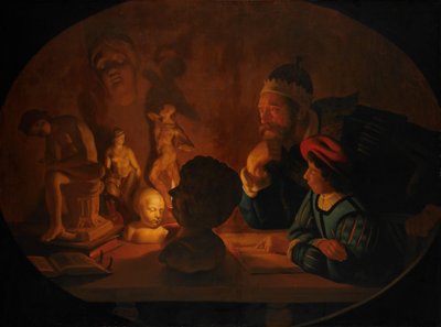 De tekenles door Jan ter Borch