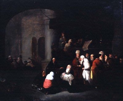 De Presentatie in de Tempel door Jan the Elder (manner of) Lievens