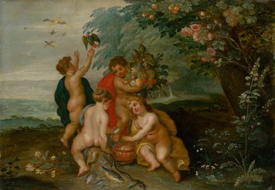 Allegorie van de Vier Elementen, c.1610 door Jan the Elder Brueghel