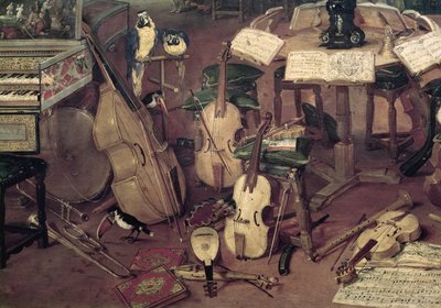 Horen, 1617 (detail) door Jan the Elder Brueghel