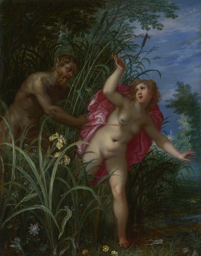 Pan achtervolgt Syrinx, na 1615 door Jan the Elder Brueghel