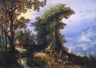 Terugkeer van de Jacht door Jan the Elder Brueghel
