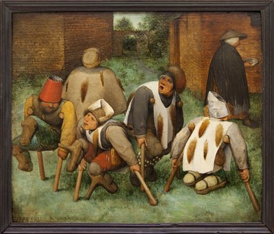 De bedelaars door Jan the Elder Brueghel